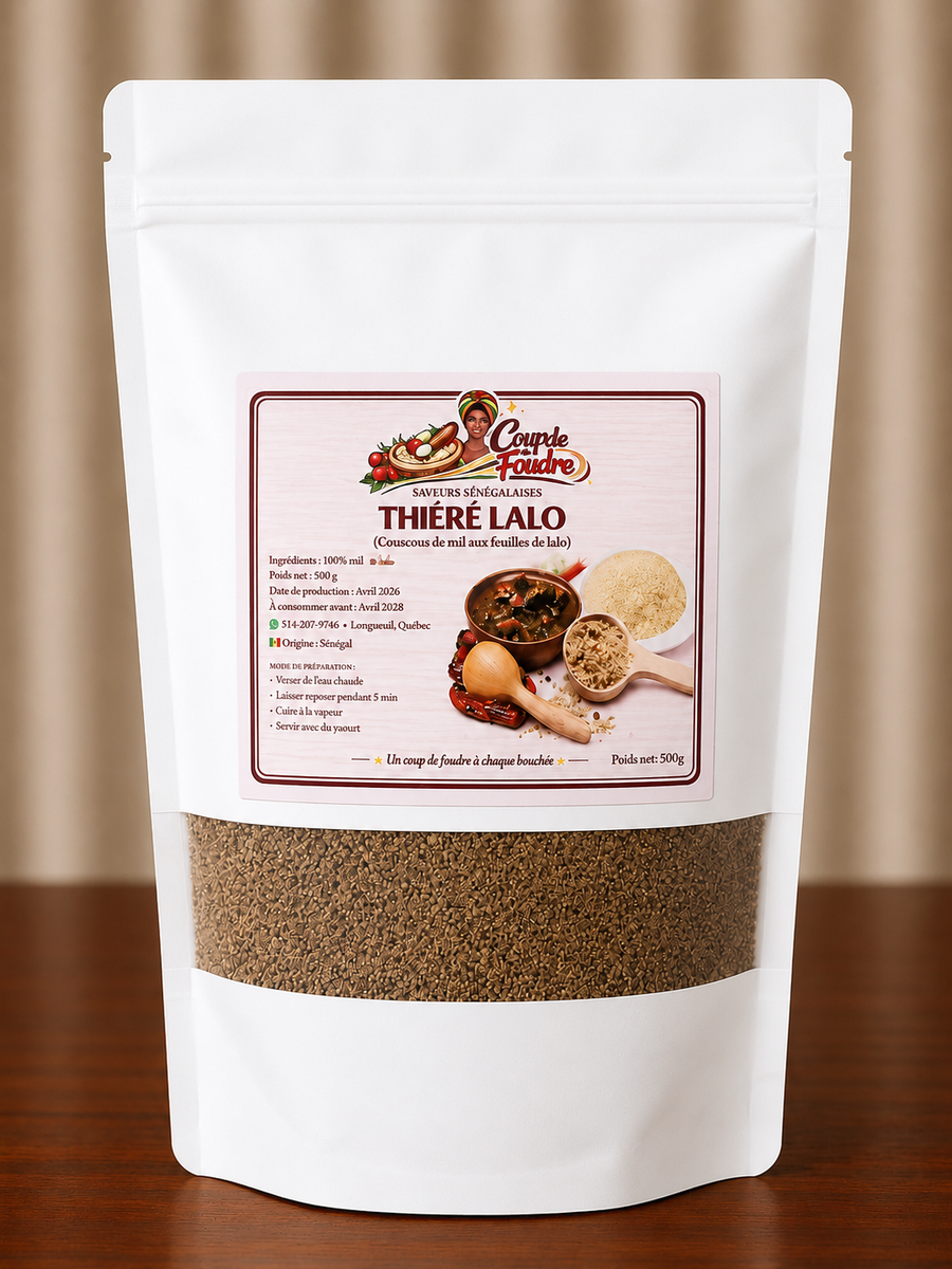 Couscous de mil (Thiéré Lalo) 500 g | Produit traditionnel du Sénégal